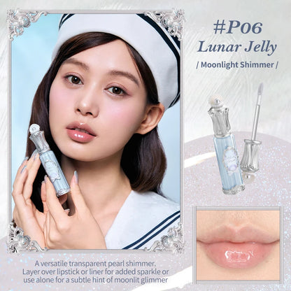 Flower Knows Shell's Jewel Collection Nourishing Lip Glaze P06 Lunar Jelly