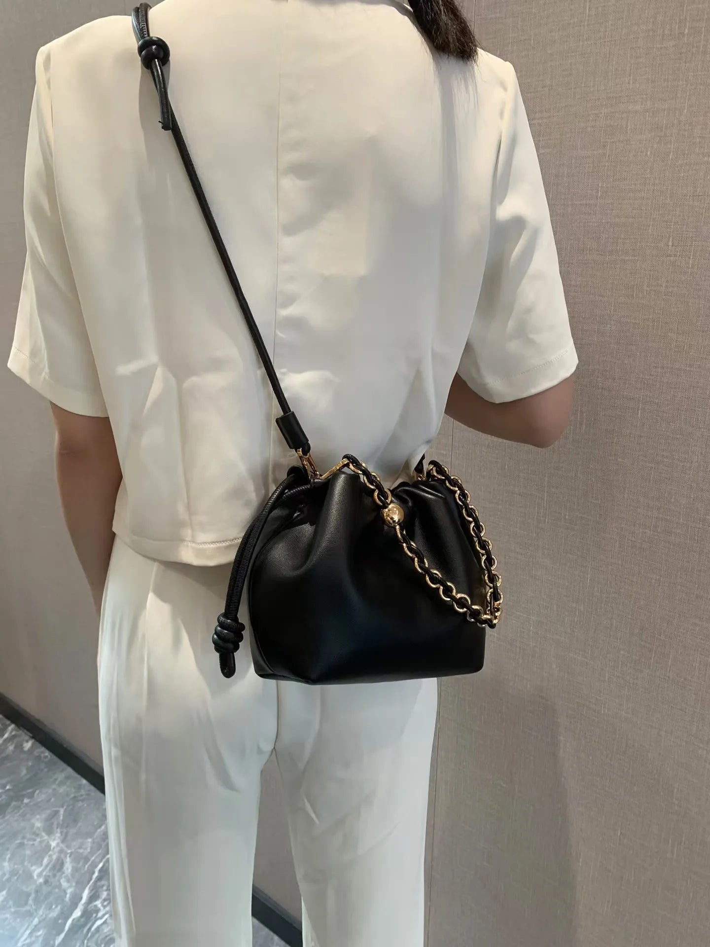 Brand Design Fashion High-grade Texture Leather Cloud Bag Luxury Ladies High Quality Cowhide Shoulder Crossbody Bags For Women