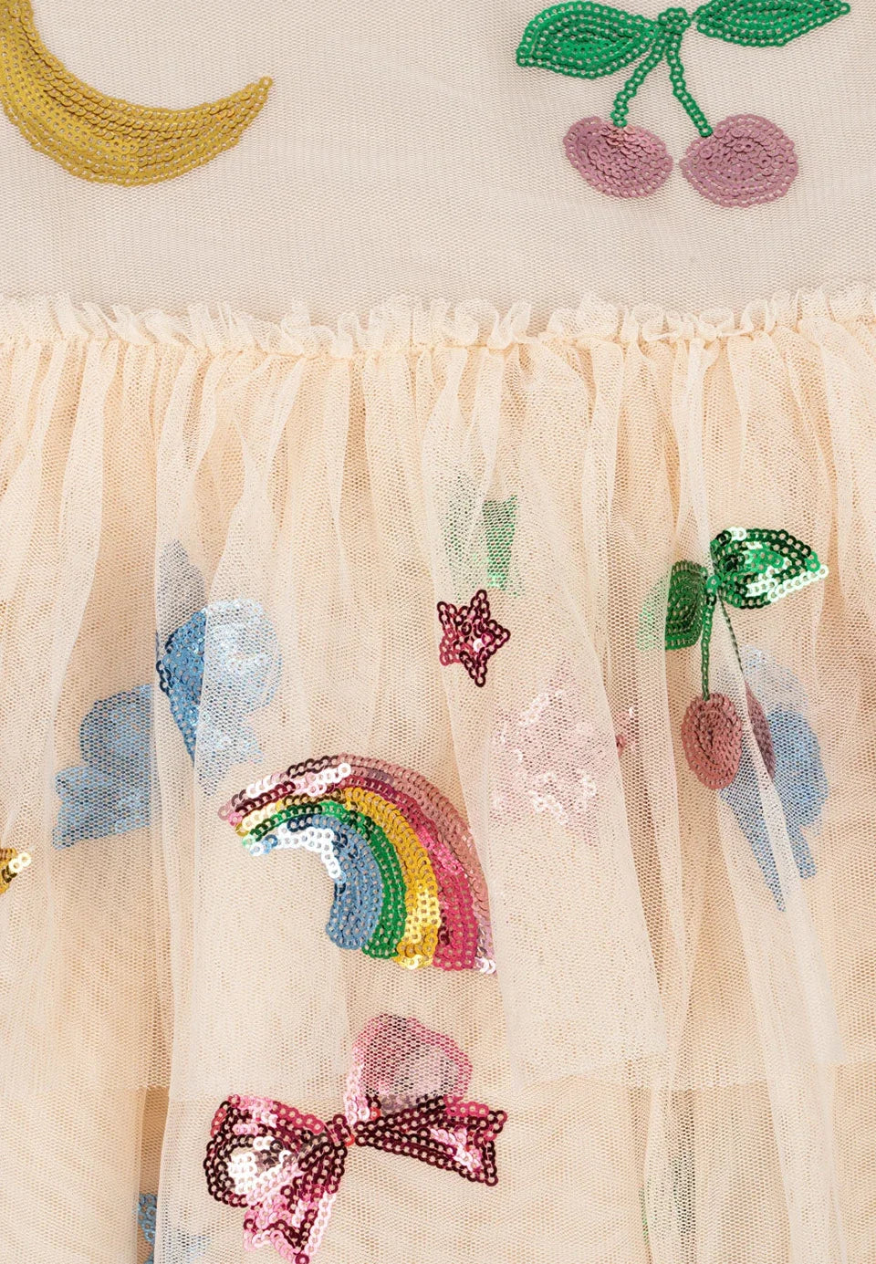 2025 Girls Party Princess Dress KS Kids Sequin Mesh Dresses Girl Full Print Dress Carnival Party Baby Cute Skirt Children Gifts