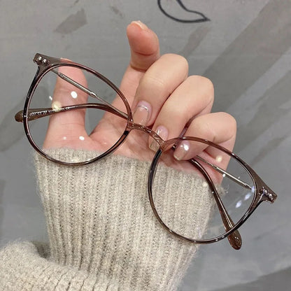 Men And Women Round Anti Blue Glasses Computer Frame Optical Lenses New Arrival 2023 Badiee Stylez