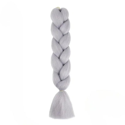 YUNLU 24Inch Synthetic Crochet Hair Extensions for White Women Box Twist 165g Jumbo Braiding Hair Pre Stretched Wholesale A39 24inches