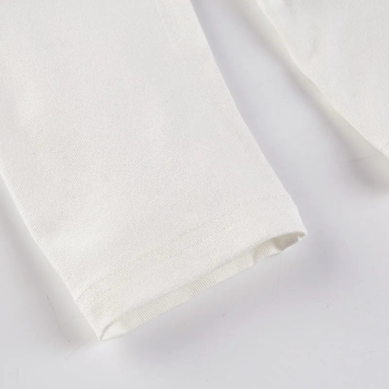 BIIKPIIK Casual Off Shoulder Solid Knitted Tops Concise Skew Collar Long Sleeve Autumn Tees For Women Sporty Irregular T-shirts