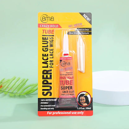 Brand BMB Crazy Hold TUBE Super Lace Glue For Wigs Waterproof Invisible Bonding Glue Replacement Adhesive Strong Hold Hair Glue