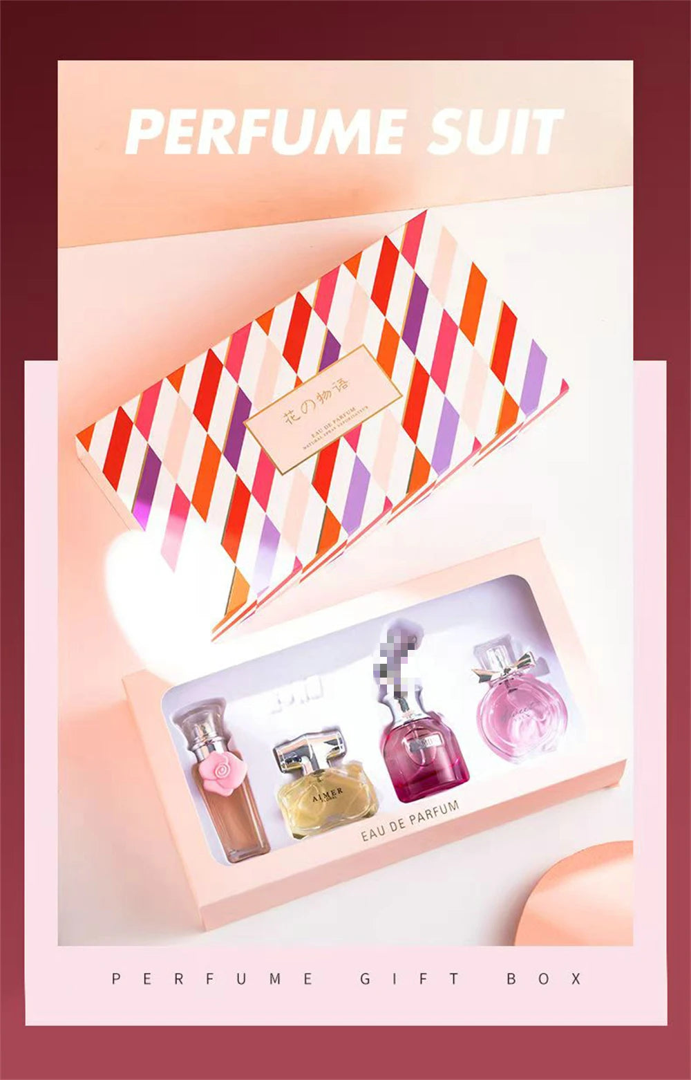 Classic Brand Perfume Women Eau de Parfum Femme 100ml Club De Nuit Perfumes Feminino Gift Box 4Pcs Set Floral Fruity Scent Spray Badiee Stylez