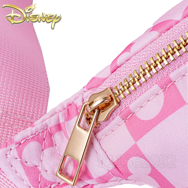 Disney Mickey New Women's Waist Bag Luxury Brand Fashion Women's Messenger Bag Cartoon Cute Women's Chest Bag High Quality