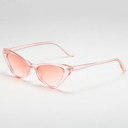 2024 Luxury Band Fashion Y2k Sexy Cat Eye Sunglasses Women Men Designer Snake Sun Glasses Gradient Shades Uv400 Oculo Eyewear B-Pink