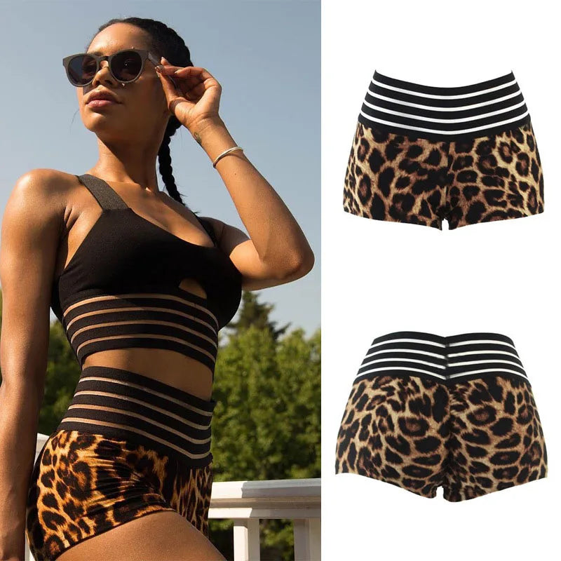 New Sexy Women Women's Summer High Waist Sports Shorts Push Up Booty Fitness Sports Casual Gym Hot Short