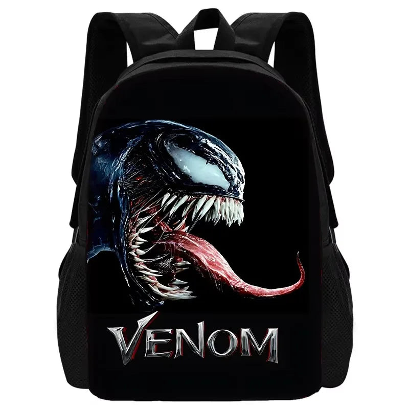 Marvels V-venoms Child School Backpack with Lunch Bags ,Pencil Bags ,School Bags for Boys Girls Best Gift XHOO1-SB-102-A1