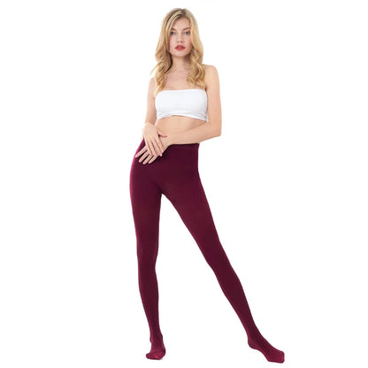 Plus Size Women Sexy Long Stockings Candy Color Velvet Pantyhose Spring Summer Autumn Large Elastic Tights school girl lingerie Badiee Stylez