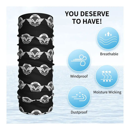 Vulcan Motorcycle Modren Bandana Neck Cover Printed Wrap Scarf Multi-use Headwear Outdoor Sports Unisex Adult Washable
