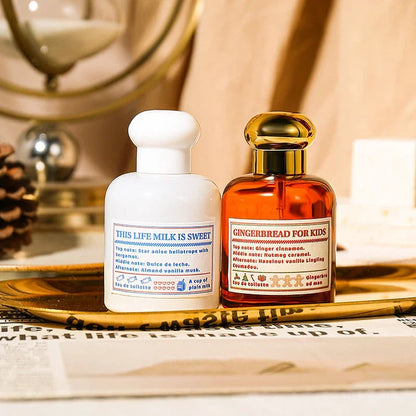 Sweet Dessert Women's Perfume Gingerbread Caramel Milky Gourmet Scent Eau De Toilette 50ml Long-lasting Fresh Woody Perfume Spra Badiee Stylez