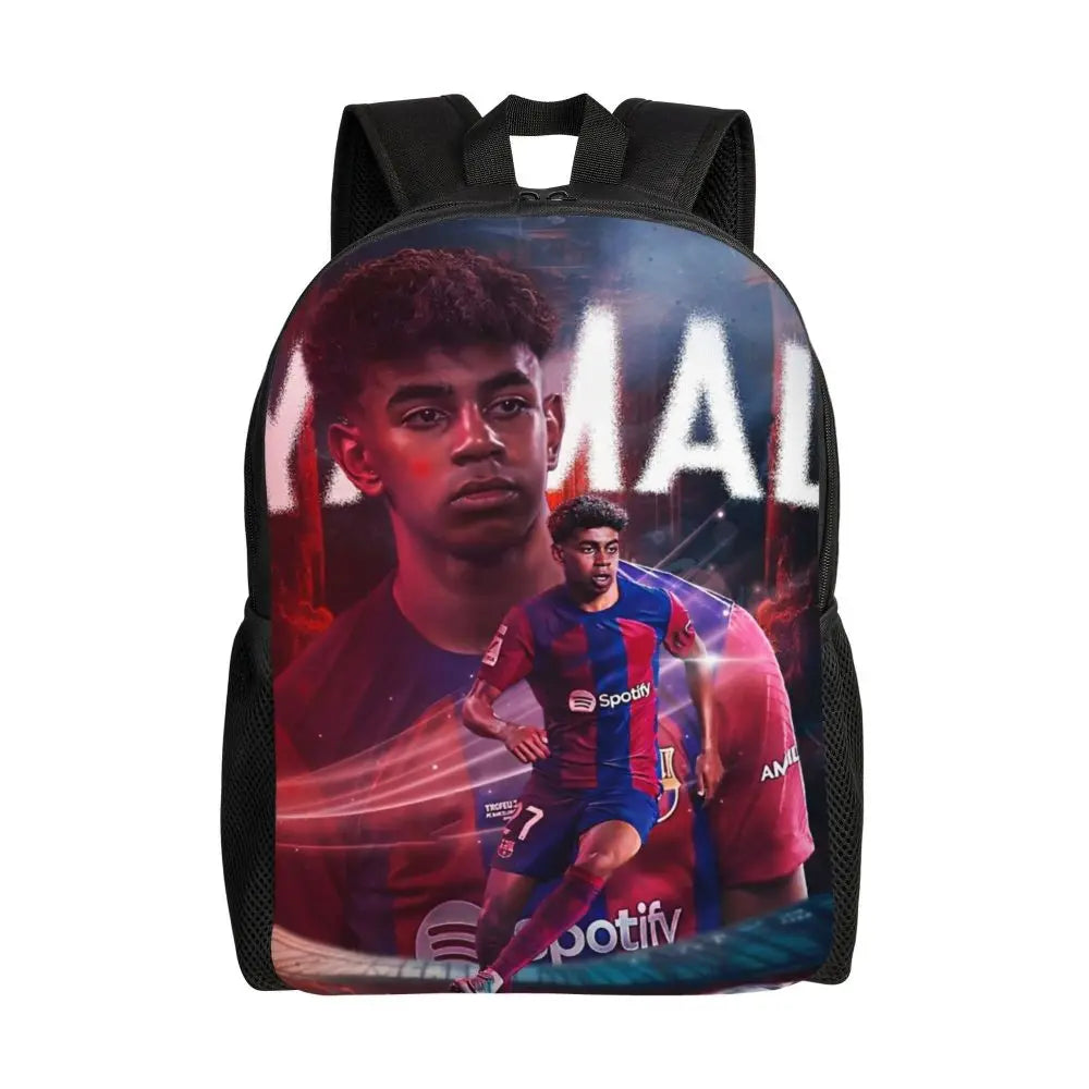 Lamine Y-Yamal Children Backpack for Kids Girls Boys Football Sports Backpacks Kawaii Daycare Child School Bag