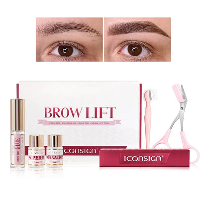 DIY Brow Perm Eyebrow Lamination 45-60 Days ICONSIGN Professional Brow Perming Set Beauty Makeup Tools Home Use