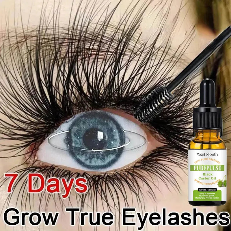 Eyelash Fast Grow Serum Lengthen Thicken Natural Curl Enlargement Eyelash Growth Natural Eyelashes Growth Serum in a week