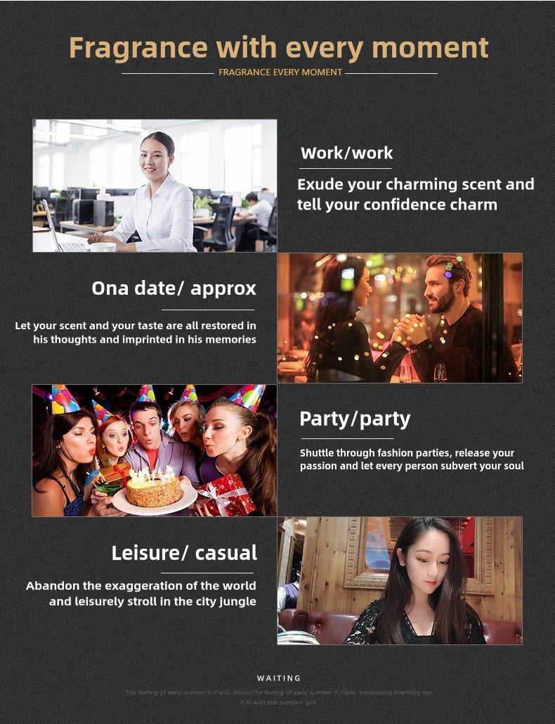 50ml Durable Fresh Citrus Smell Perfume for Ladies High-end Fragrance Long Lasting Light  Orange Flavor Badiee Stylez