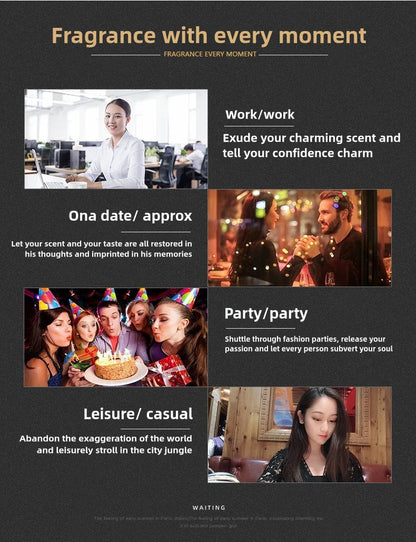 50ml Durable Fresh Citrus Smell Perfume for Ladies High-end Fragrance Long Lasting Light  Orange Flavor Badiee Stylez