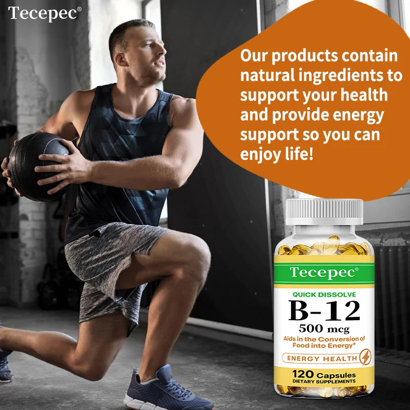Vitamin B-12 - supports energy metabolism, nervous system, cellular health, heart, immunity and red blood cell formation