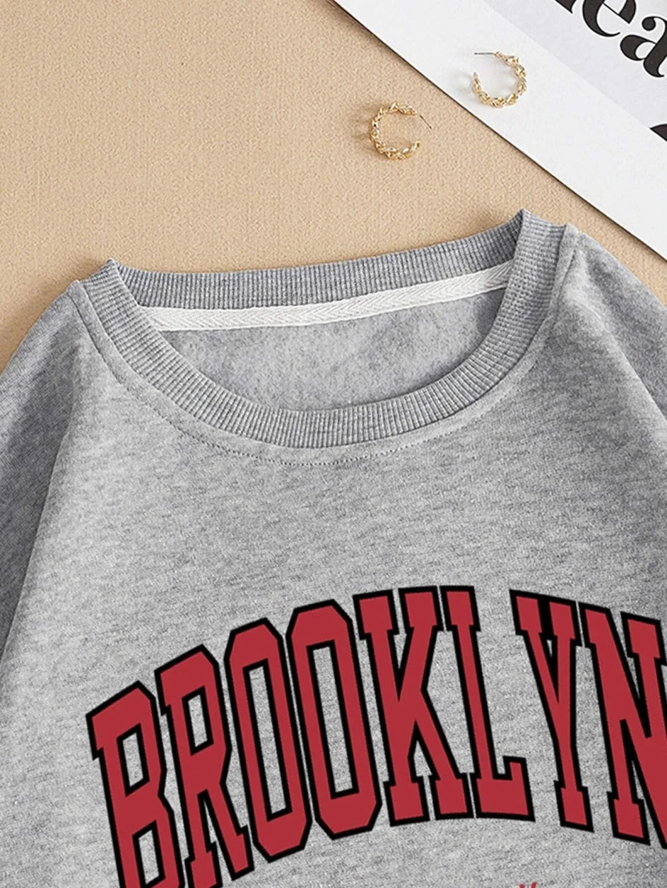 Brooklyn New Work Printed Hoodies Women Cotton Colorful Clothes Basic Trend Hooded Tops Be Durable Harajuku Hoodie Womens
