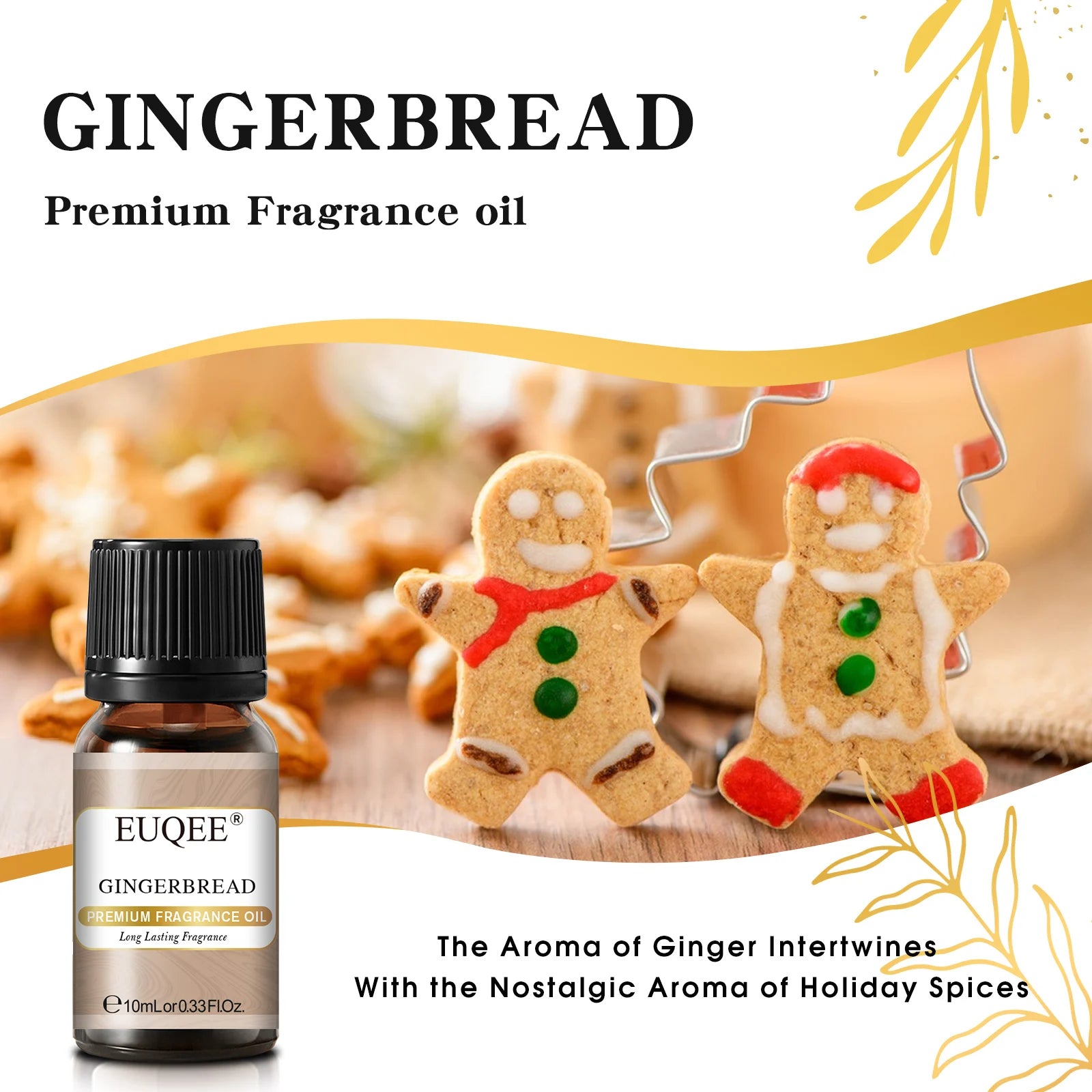 EUQEE 10ML Men's Fragrance Oil For Car Diffuser,Making Candle Leather Forest Pine Coffee Cake Cedarwood Bay Rum 1pcs/3pcs/6pcs - Badiee Stylez