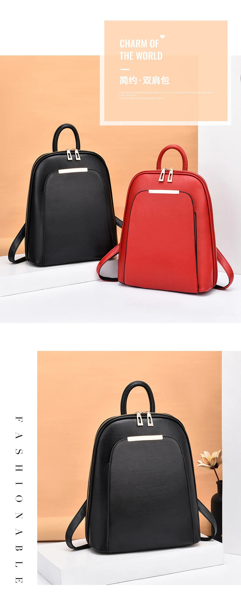 Fashion Sequined Backpack For Women Brand Leather Backpack Female Shoulder Bags Large Capacity Travel Bagpack Women Mochila