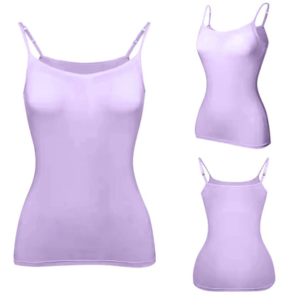 Summer Female Tanks With Chest Pad Basic Solid Sleeveless T shirts Women Slim Halter Neck Off-shoulder Camisole Tops Tees