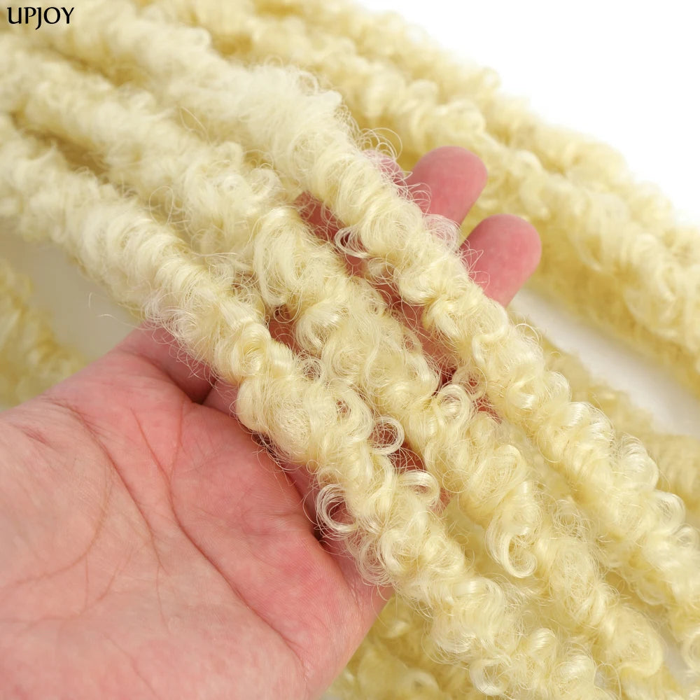 Butterfly Locs Crochet Hair 12 inch Handmade Butterfly Soft Locs Crochet Hair Extensions Synthetic Braiding Hair 12Strands/pack Badiee Stylez