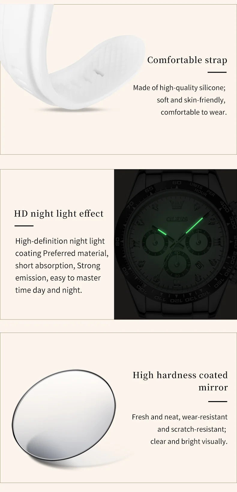 OLEVS 5618 Woman Watch Fashion Original Quartz Watch Waterproof Luminous Chronograph Date Sports Watches For Woman With Box