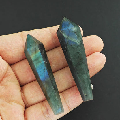 Natural Red Glue Flower Wand White Crystal Tower Home Decoration Rock Quartz Wand Single Point Polished Obelisk Healing Gift