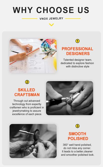 Vnox Exquisite 13mm Clover Bracelet Set for Women, Love Gift Bracelets for Wife Mothers Day Jewelry, Stainless Steel Cuff Bangle Badiee Stylez