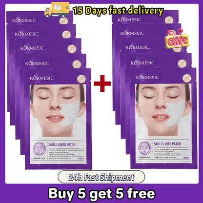 Hydrogel Smile Lines Patch Reduce Fne Lines Lifting Sagging Improve Dry Rough Smooth Enhance Skin Elasticity Moisturizing Care Buy 5 get 5 free