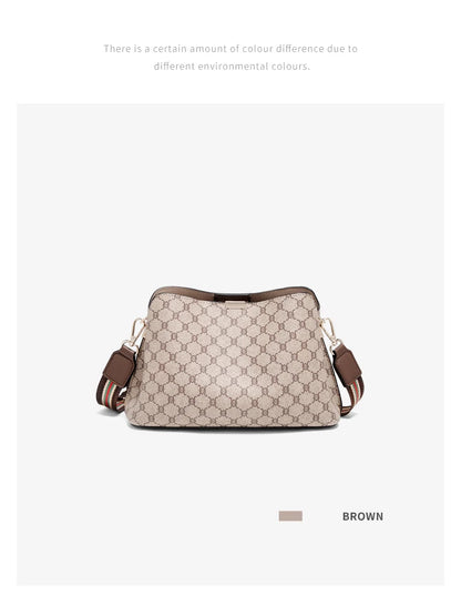 FOXER Monogram Women Shoulder Tote Bag 2025 Fashion Commuter Female Large Crossbody Purse for Mom