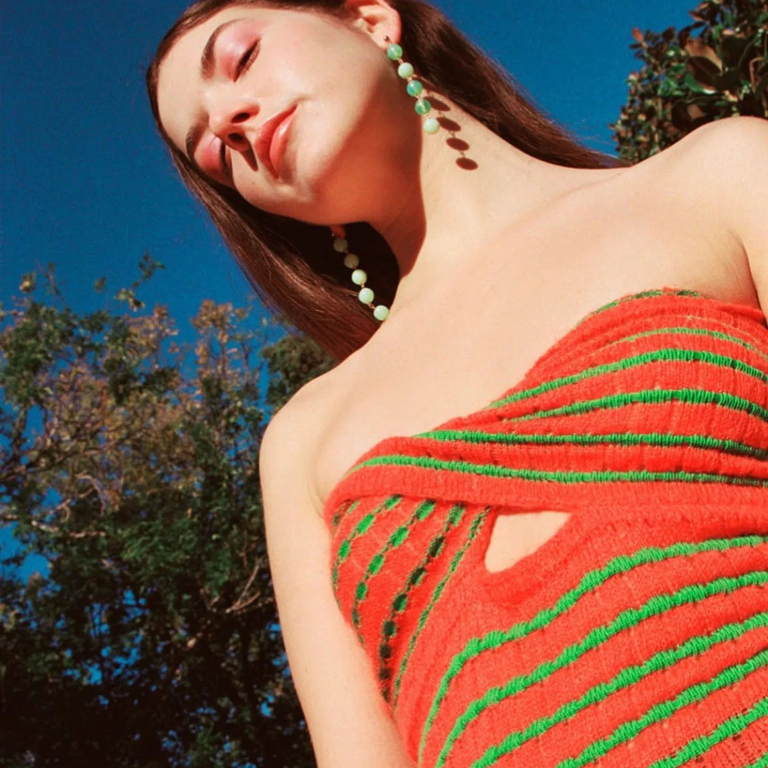 Striped Knitted Tube Top Women Off Shoulder Summer Sexy Strapless Bodycon Tank Crop Top Party Club Wear Camisole Yuqung