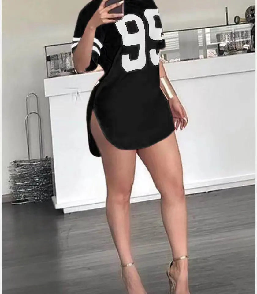 Woman's Tshirts Superior Quality spring/summer Letters Loose O Neck Short Sleeve Fashion Ladies Tops Dropshipping SJYL900 black