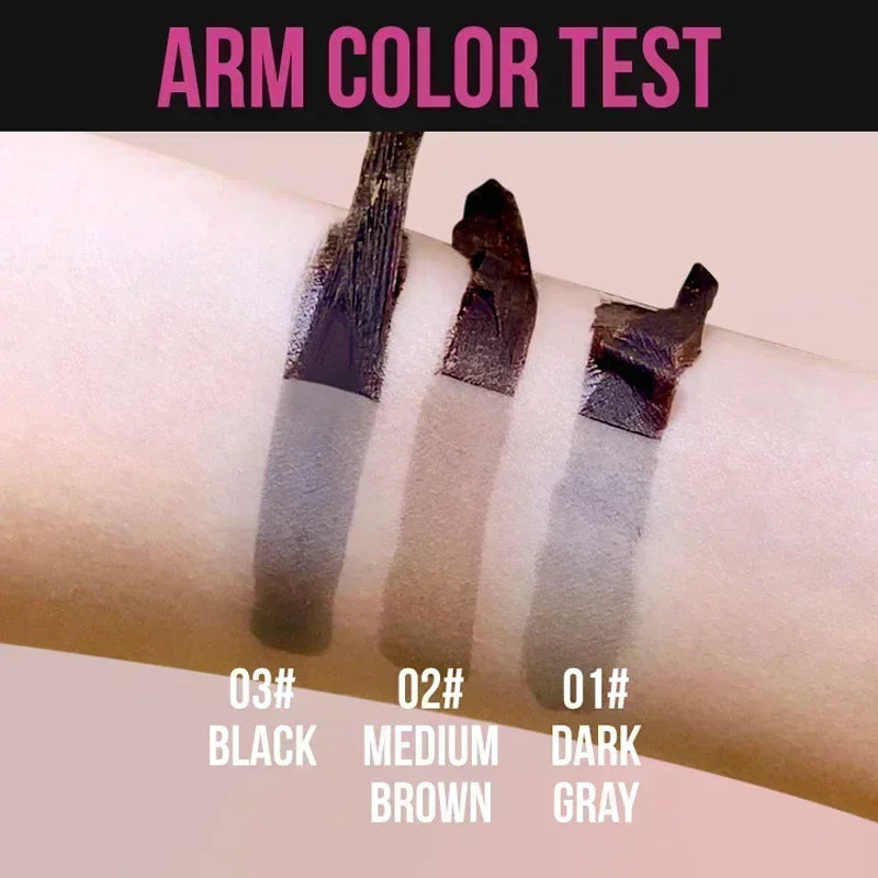 Waterproof Peel Off Eyebrow Gel Semi-Permanent Eye Brow Enhancer Tattoo Tint Long-lasting Black Brown Dye Eyebrow Cream Cosmetic