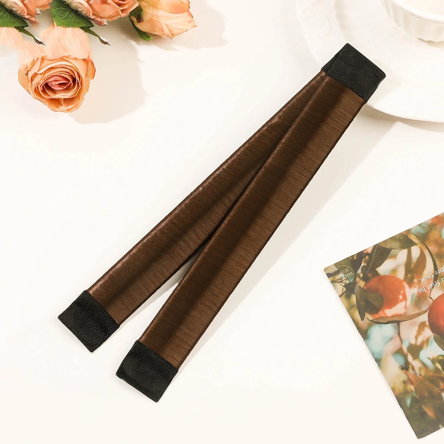 Lady Girl Hair Accessories Sweet French Dish Made Hair Band Ball Twist Magic DIY Tool Bun Maker Synthetic Donuts Bud Head Band Badiee Stylez