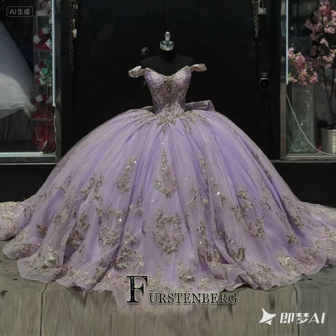 FURSTENBERG Baby Pink 15 Years Quinceneara Dress Bow Bead Cape Formal Party Dress 15 year old quinceanera dresses Customized Badiee Stylez