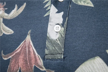 Hawaii Style Polo Shirts for Men Short Sleeve Quality Casual Social Men's Polo T Shirts Summer Men Clothing