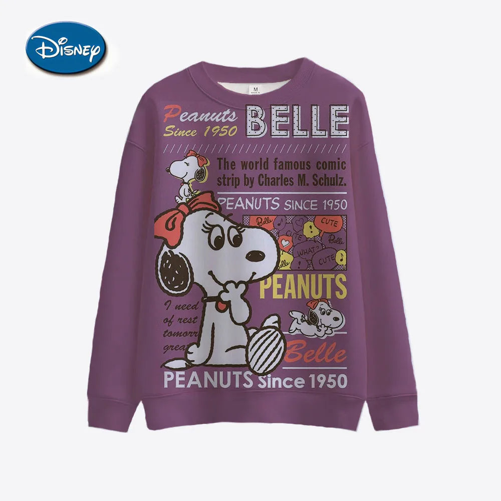 Mickey Mouse Print Women Hoodies Sweatshirts Streetwear Cute Oversized Hoodies Pullover Cropped Hoodies Females Y2k