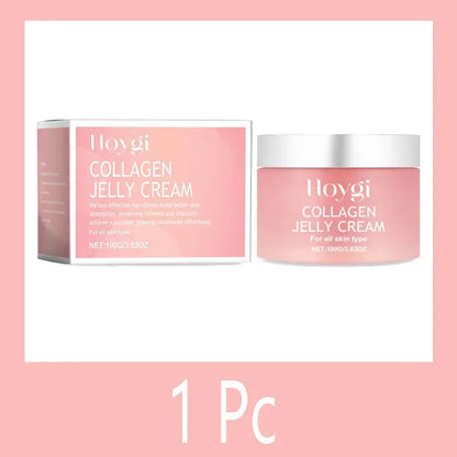 Collagen Jelly Cream Niacinamide Tightening Soothing Moisturizing Anti-Aging Firmness Hydration Skincare 100ml Face Gel 1 PC