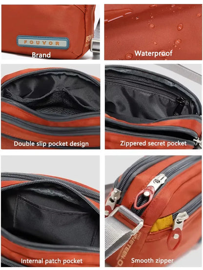 Fouvor Women Shoulder Bag Trend 2025 Nylon Small Crossbody Bag Fashion Sports Waterproof High End Messenger Bags Ladies 2587-19