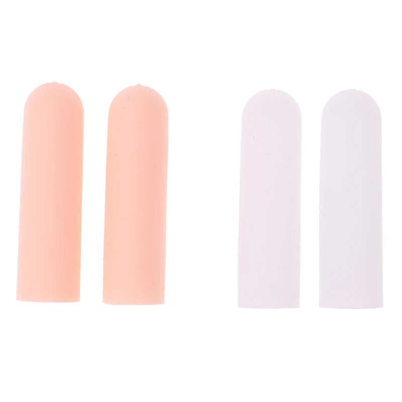 10 Pcs Silicone Finger Cot Gel Finger Protector Fingers Brace Support Gloves For Feneral toe / finger protection