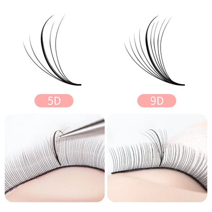 SONG LASHES High quality Professional Premade Lashes 5D 9D Wispy Lashes eyelashes extensions
