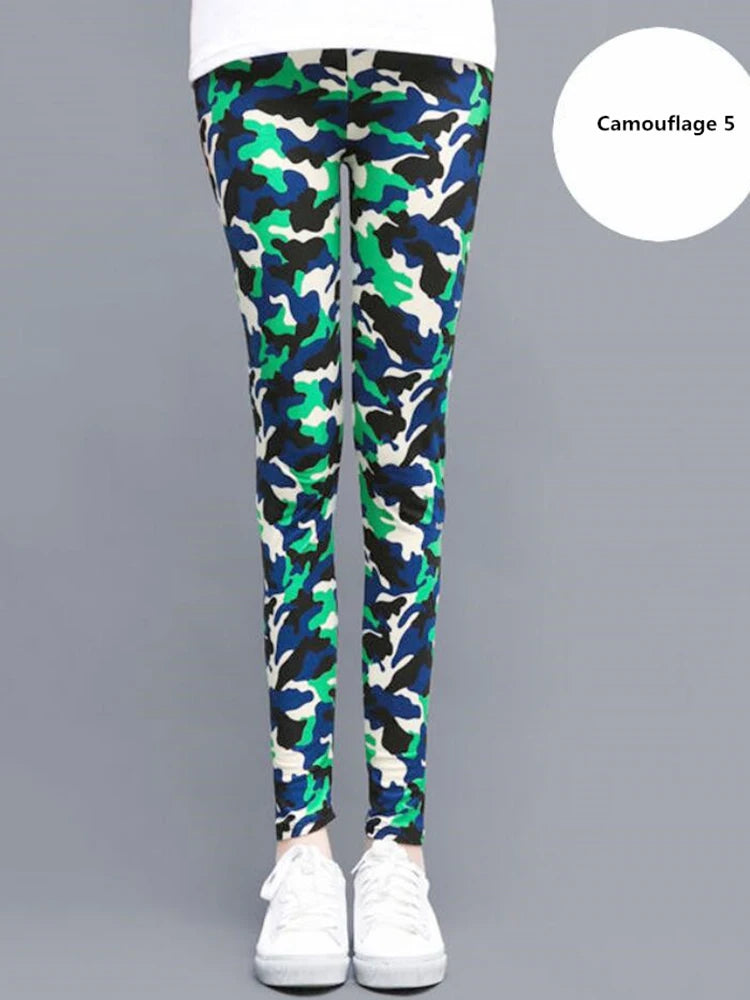 Women Fashion Camouflage Leggings Sexy Print Femme Push Up Pants Casual Camo Sport Workout Fitness Legging K208 Camouflage 5