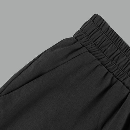Womens Capris Cotton Linen Pants Drawstring Elastic Waist Pants Casual Cropped Trousers Daily Breeches Five Half Pants Pantalone
