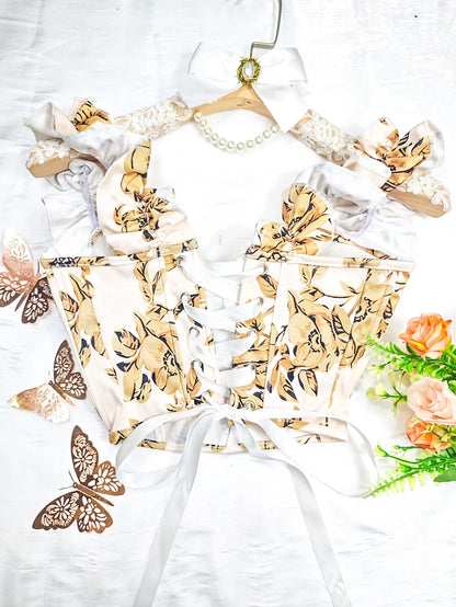 Sexy Bandage Ruffle Off Shoulder Slim Top Chic Straps Camis Slim Korean Tanks Top Elegant Crop Top Summer Women Bustier H149-White