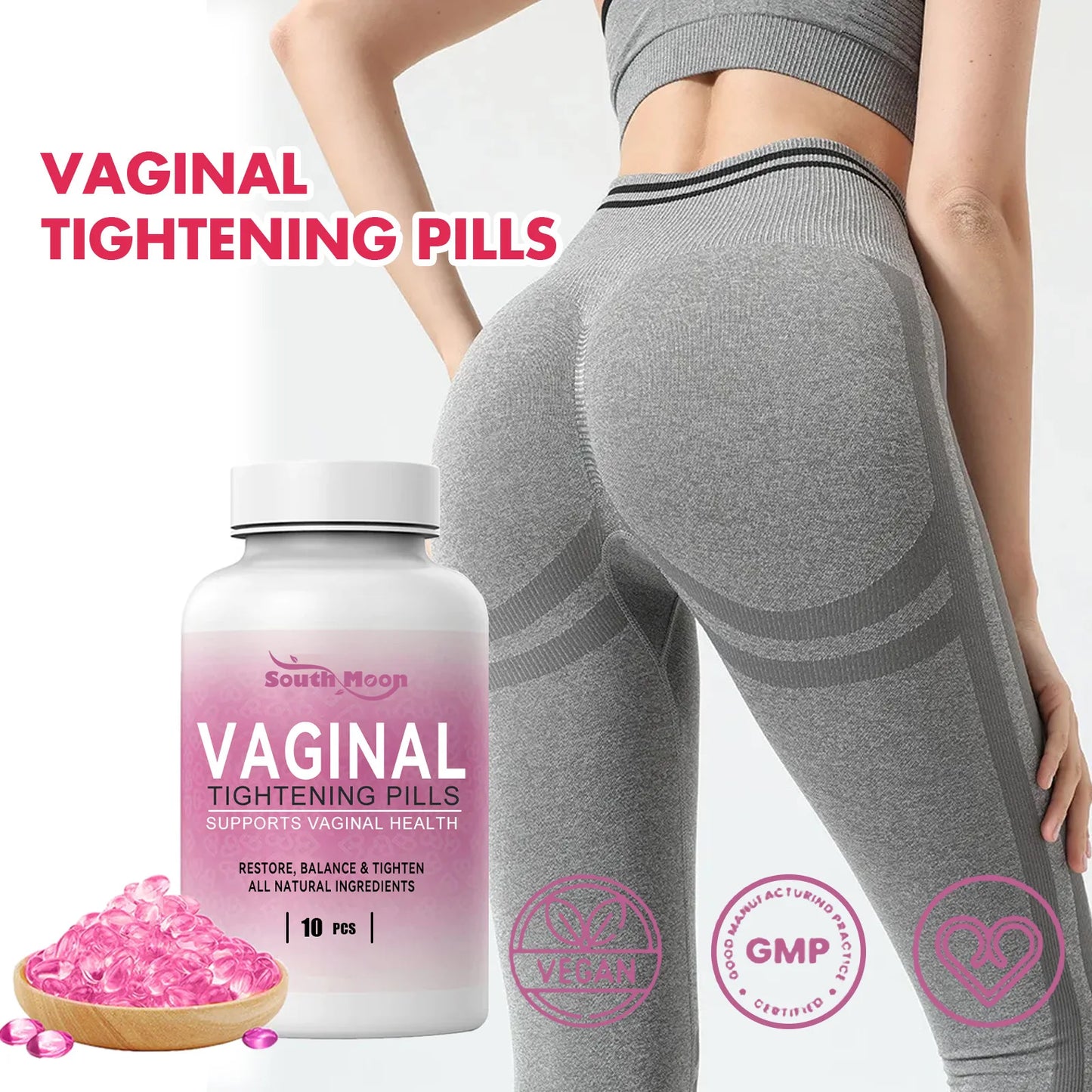 Hip Lifting Capsule Tightening Warping Buttock Prevents Sagging Collapse Sexy Butt Enlargement Plump Hip Fats Women Body Shaping