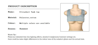 Sexy Ultrashort Tank Top Womens Y2k Clothes Summer Sleeveless Corset Vest Knitted Coquette Fashion Bustier Crop Tops Women 2024