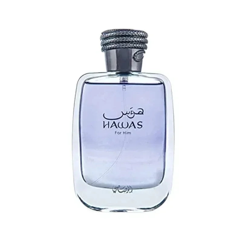 HAWAS for Him Eau De Parfum By Rasasi ORIGINAL | New Sealed 100ml 3.4OZ  Perfumes Importados Original Feminino Badiee Stylez