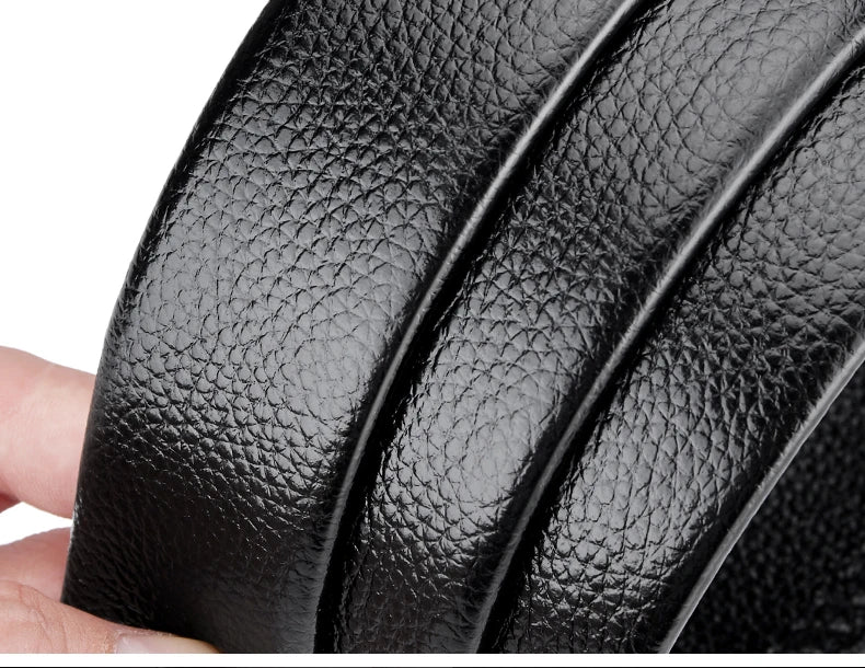 OYIFAN Men Belt Genuine Leather belt for men Alloy buckle ratchet belts Men Designer Belt Automatic belts 벨트 Badiee Stylez