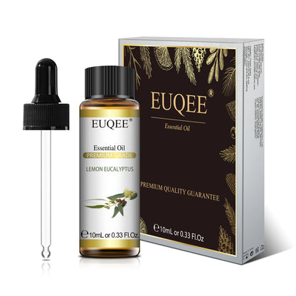 EUQEE 10ml Natural Plant Essential Oil with Dropper For Diffuser Humidifier Lavender Jasmine Eucalyptus Vanilla Essential Oils - Badiee Stylez